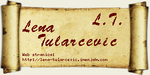 Lena Tularčević vizit kartica